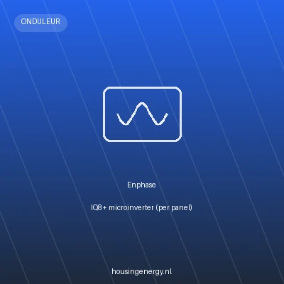 Enphase IQ8+ microinverter (per panel)
